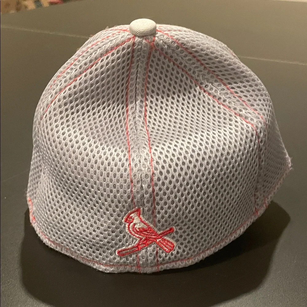 New Era Gray and Red Kids Hat